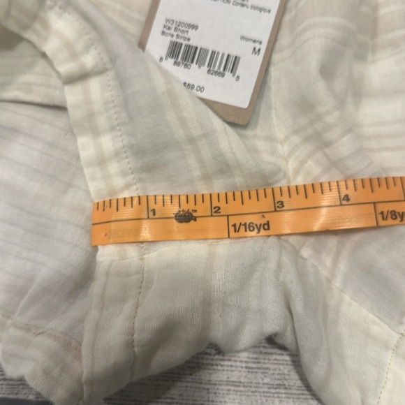 Women’s Prana Kai shorts size M Bone Stripe - Picture 11 of 11
